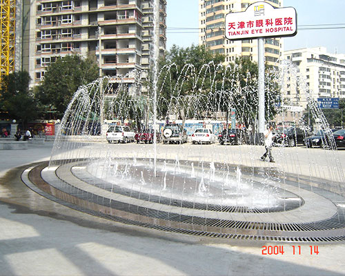 天津眼科医院喷泉
