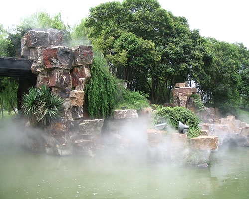 长春假山喷泉