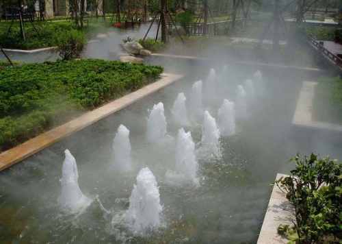 新疆冷雾喷泉